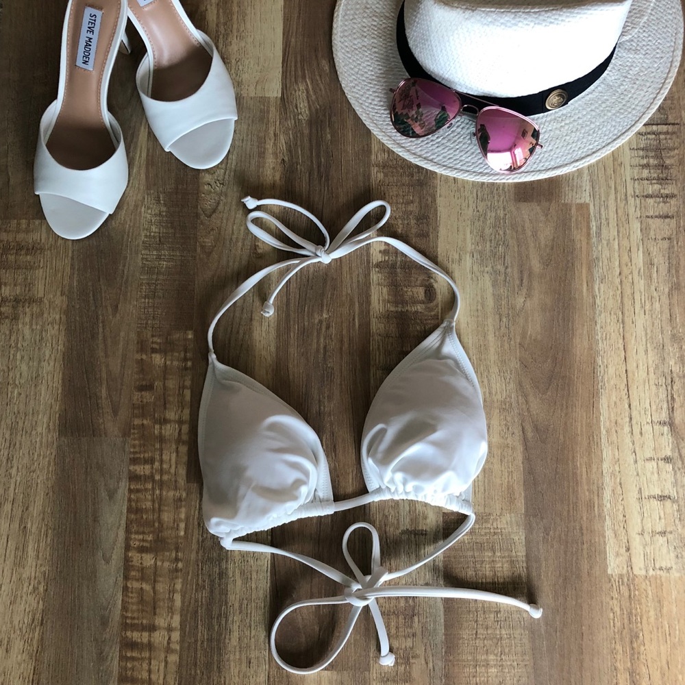 White Bikini Top